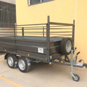Remolque 2 ejes 3.000 x 1.700 x 500 ruedas por debajo – mma 750 kg