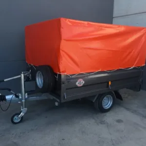 Remolque basculante hidráulico 750 kg – ruedas por debajo 2200 x 1600 x 400 mm