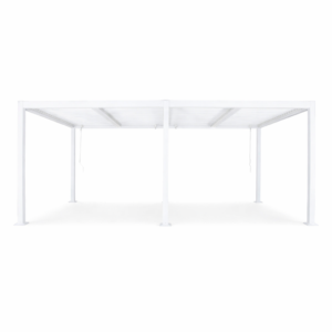Pérgola bioclimática de aluminio y acero con lamas orientables 6x3m Palace